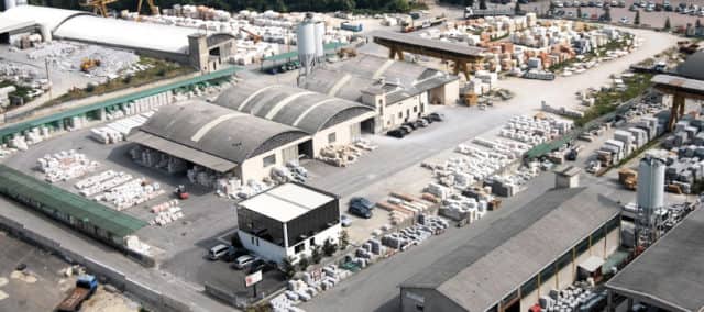 magazzino a deposito aziendale Veneta Marmi